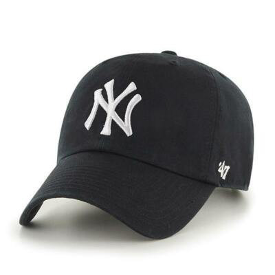 `47 Brand New York Yankees Mens Cap Black | eBay AU
