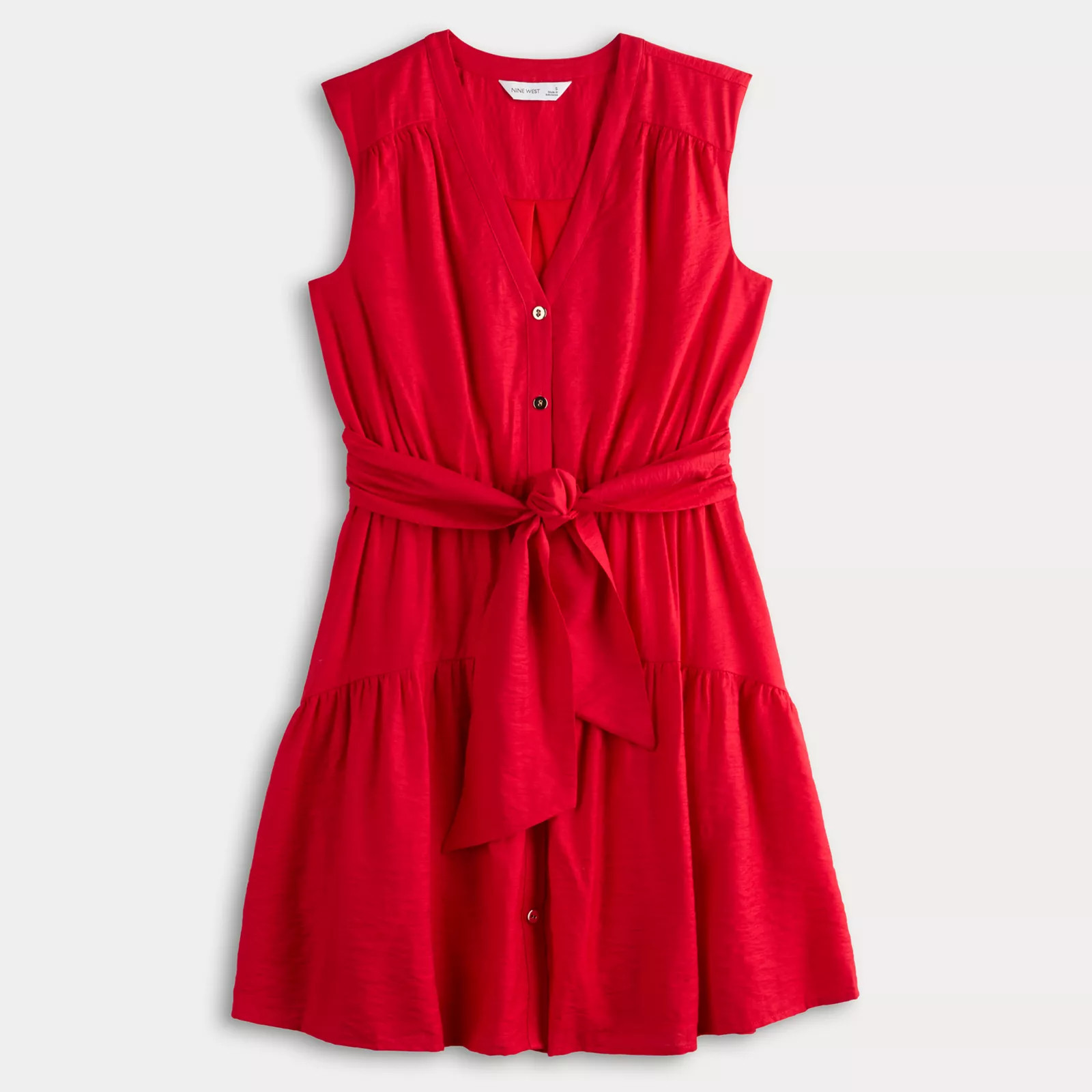 Women's Nine West Button Front Mini Dress | Kohl's