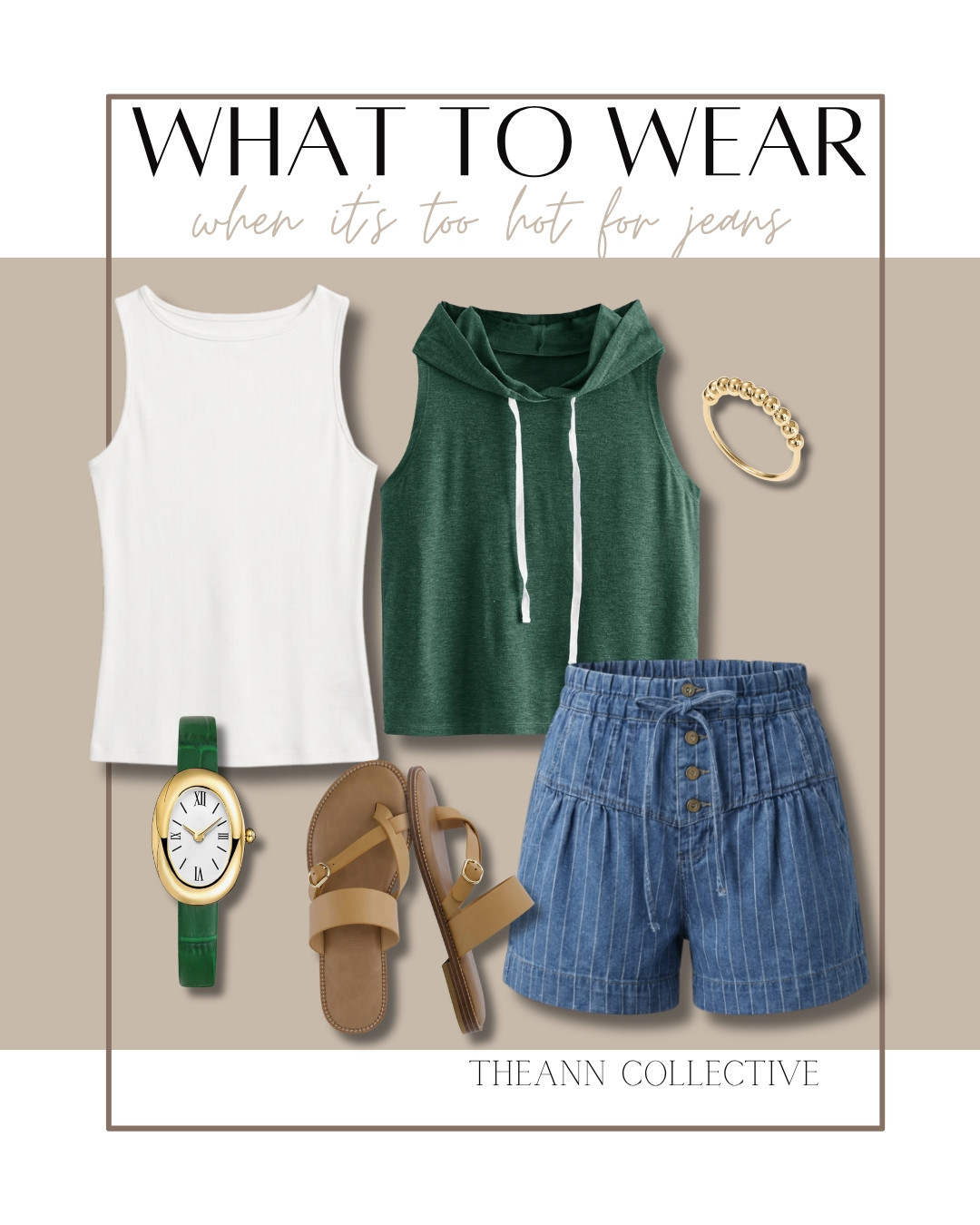 When it’s too hot for jeans, I reach for lightweight shorts that still feel polished. Pair them with a simple tank, an easy layer, and comfortable sandals, and you’re ready for almost anything.

#LTKootd #LTKmomlife #LTKOver40