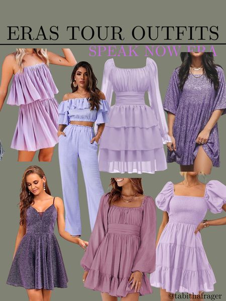 Taylor Swift Eras Tour outfit ideas. Purple dress. Lavender dress. Speak now era. Concert outfit ideas  

#LTKstyletip #LTKsalealert #LTKunder50