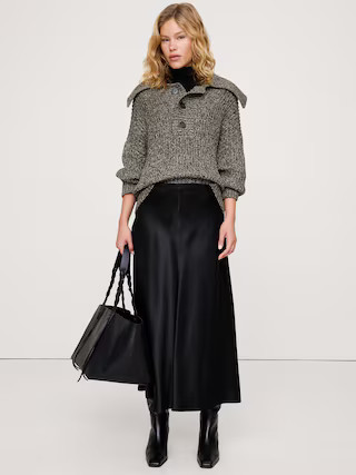 Oversized Cotton Sailor Sweater | Banana Republic (US)