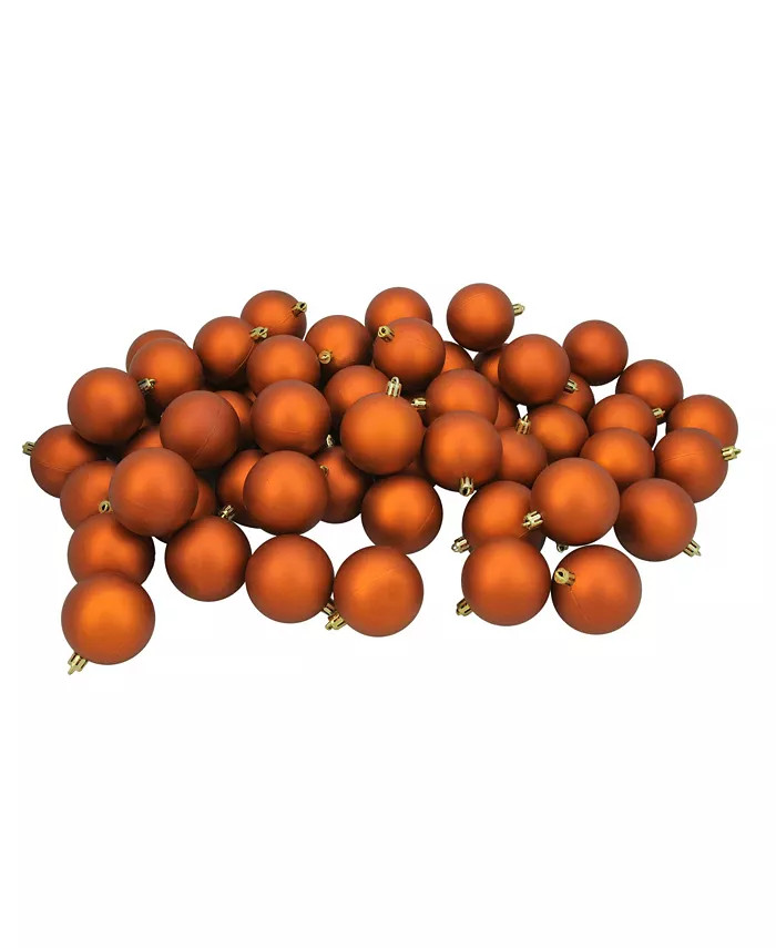 60 Count Shatterproof Matte Christmas Ball Ornaments 60mm Set, 2.5" | Macy's