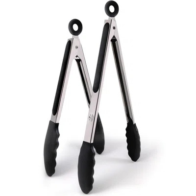 Premium Set of Stainless Steel Tongs for Cooking, Grilling and Barbecue - 12" and 9 | Wayfair Professional