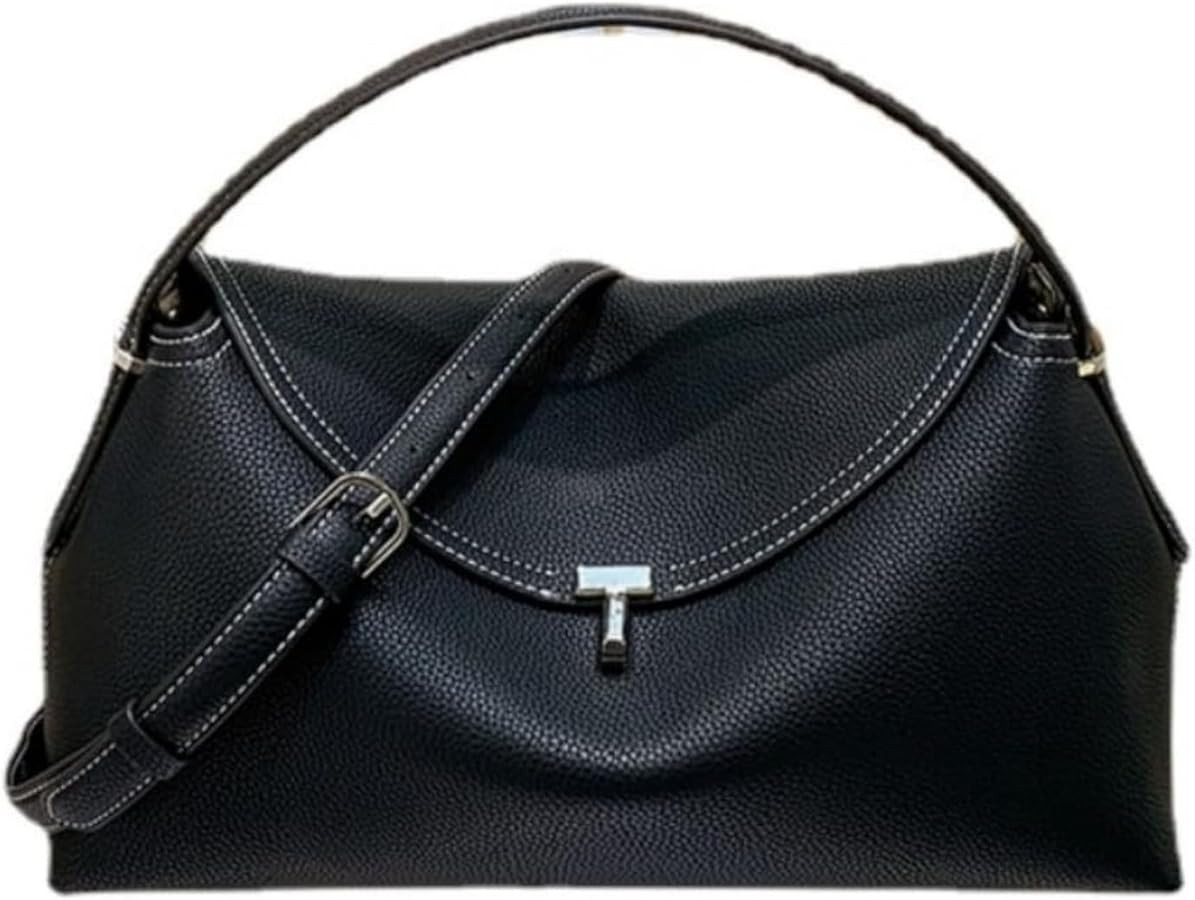 Woman Handbag Luxury Leather Underarm Shoulder Casual Tote Lady Soft Bucket Bag | Amazon (US)