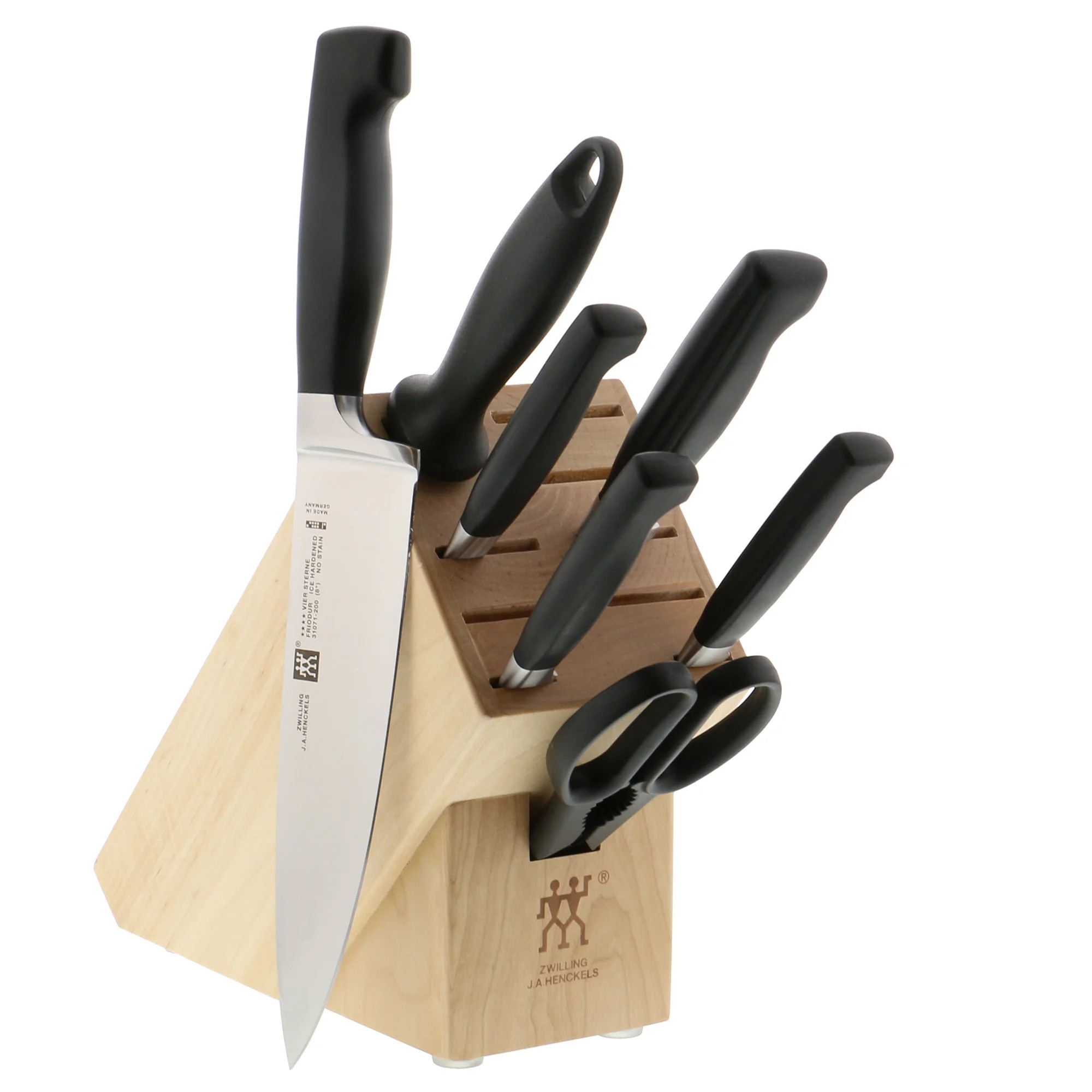 ZWILLING J.A. Henckels Four Star Anniversary 8-pc Knife Block Set | Walmart (US)