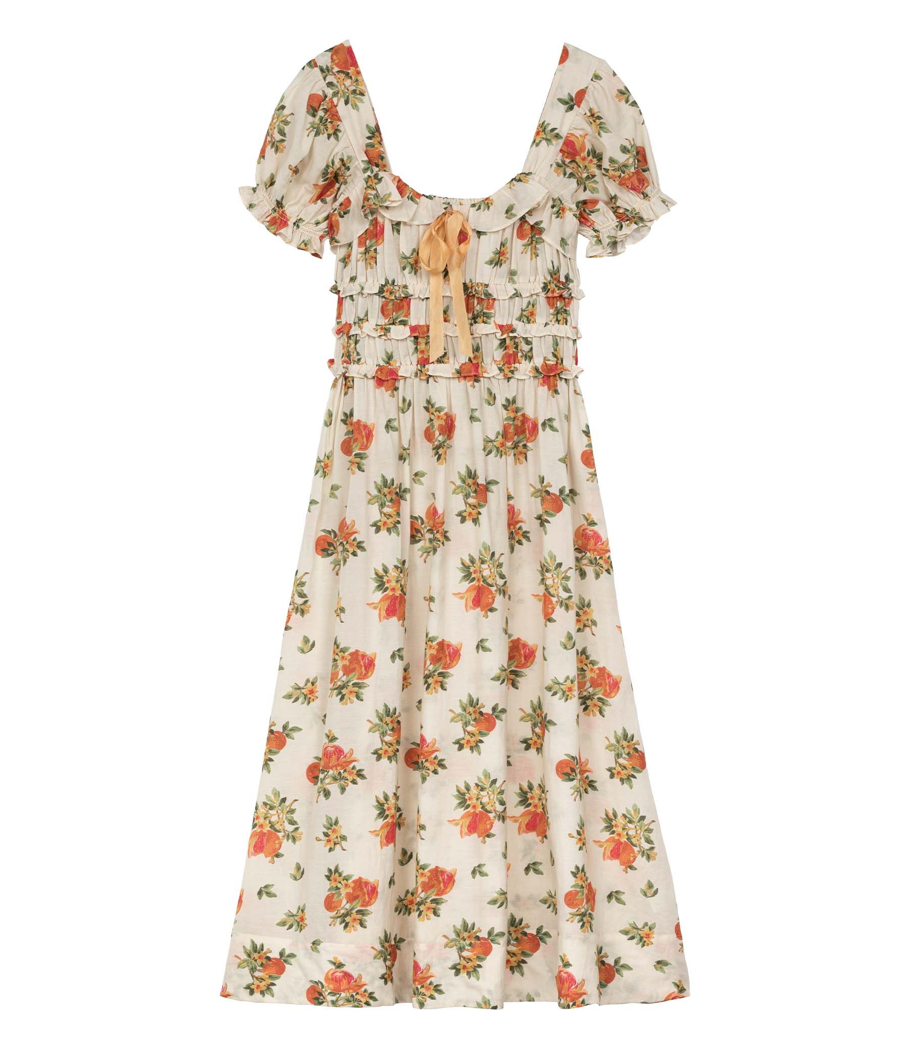 Clarinet Dress - Orangerie Floral | DÔEN | DOEN