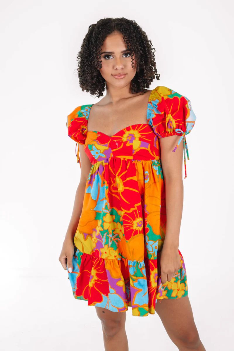 Wanna Have Fun Dress - Multi | The Impeccable Pig