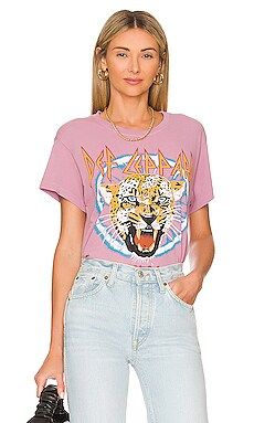 DAYDREAMER Def Leppard Adrenalize Tour Tee in Lotus Flower from Revolve.com | Revolve Clothing (Global)