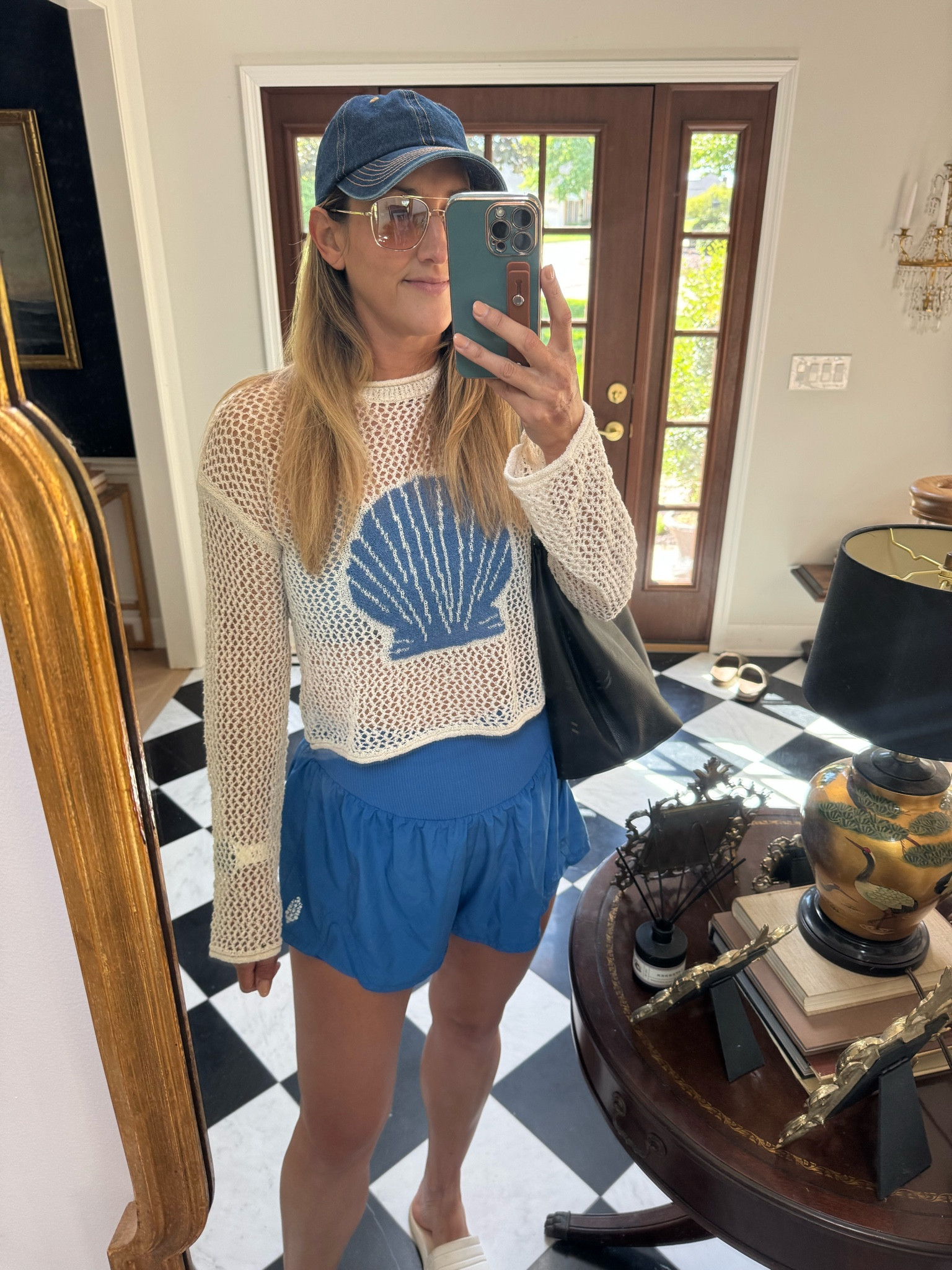 Small in crochet top, medium in bike shorts, large in free people shorts 

#LTKfitnessgoals #LTKActive #LTKmorningroutine