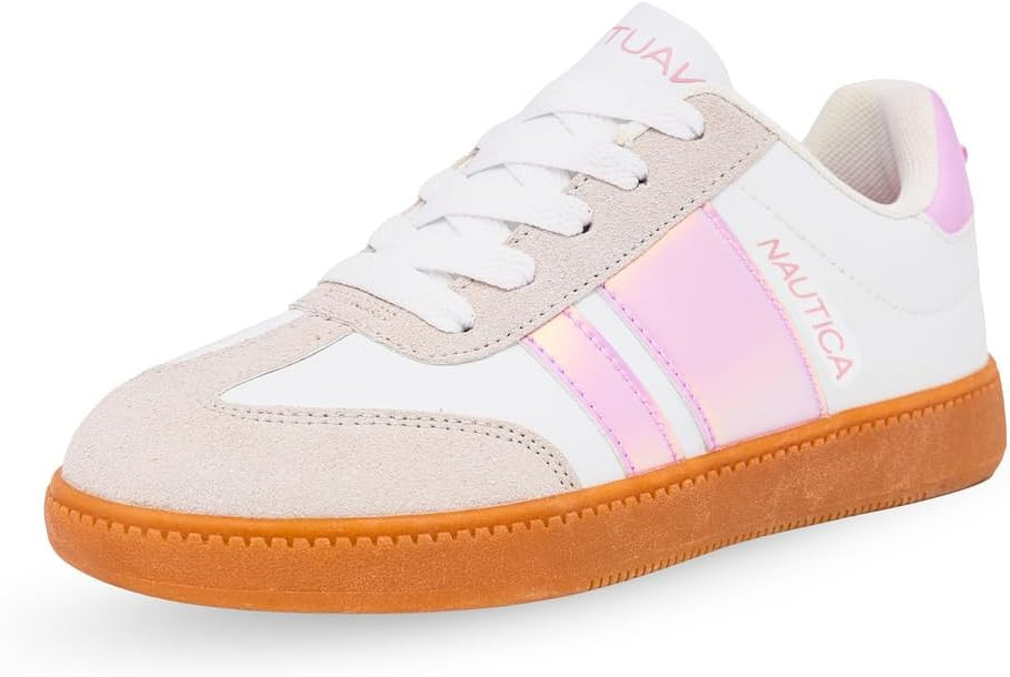 Nautica Boys Girls Casual Fashion Shoes – Comfortable Soccer Classic Walking Tennis Sneakers fo... | Amazon (US)