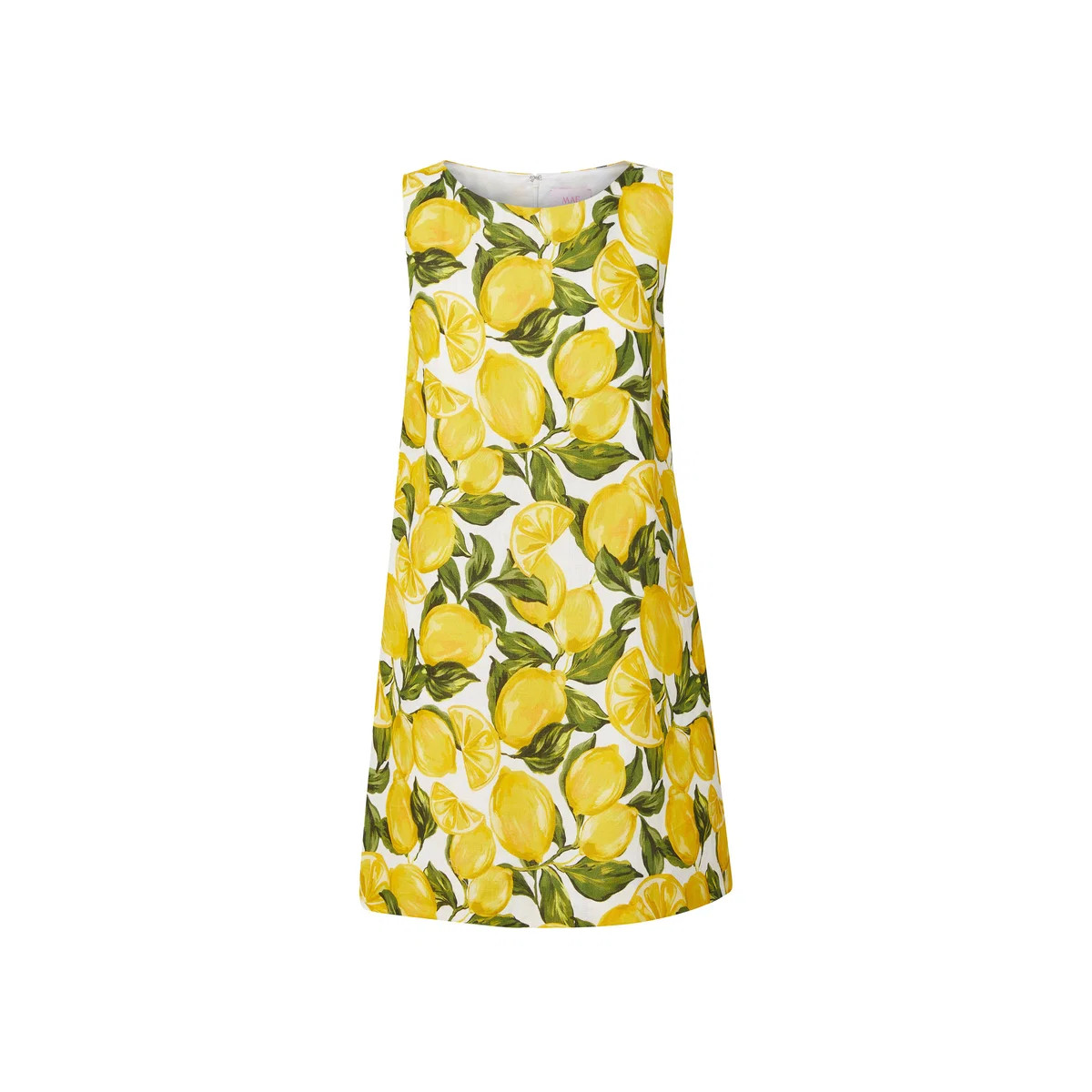 katy dress in lemon grove linen | MAE New York