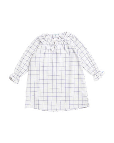 Girls Tattersall Delphine Nightgown | TJ Maxx