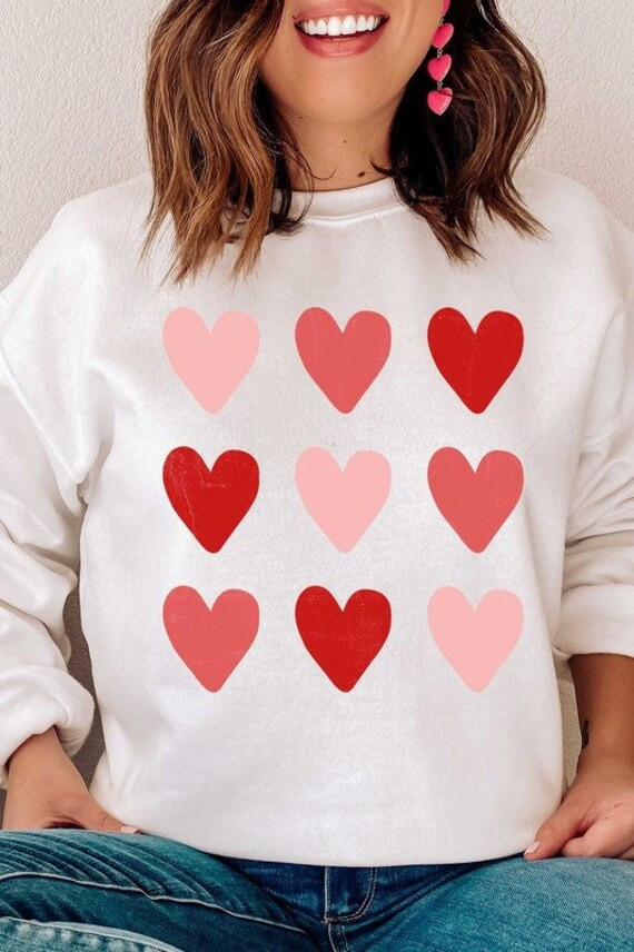 Womens Valentine Sweatshirt  Women Valentines Day Shirt  Valentine's Day Gifts for her Valentines... | Etsy (US)