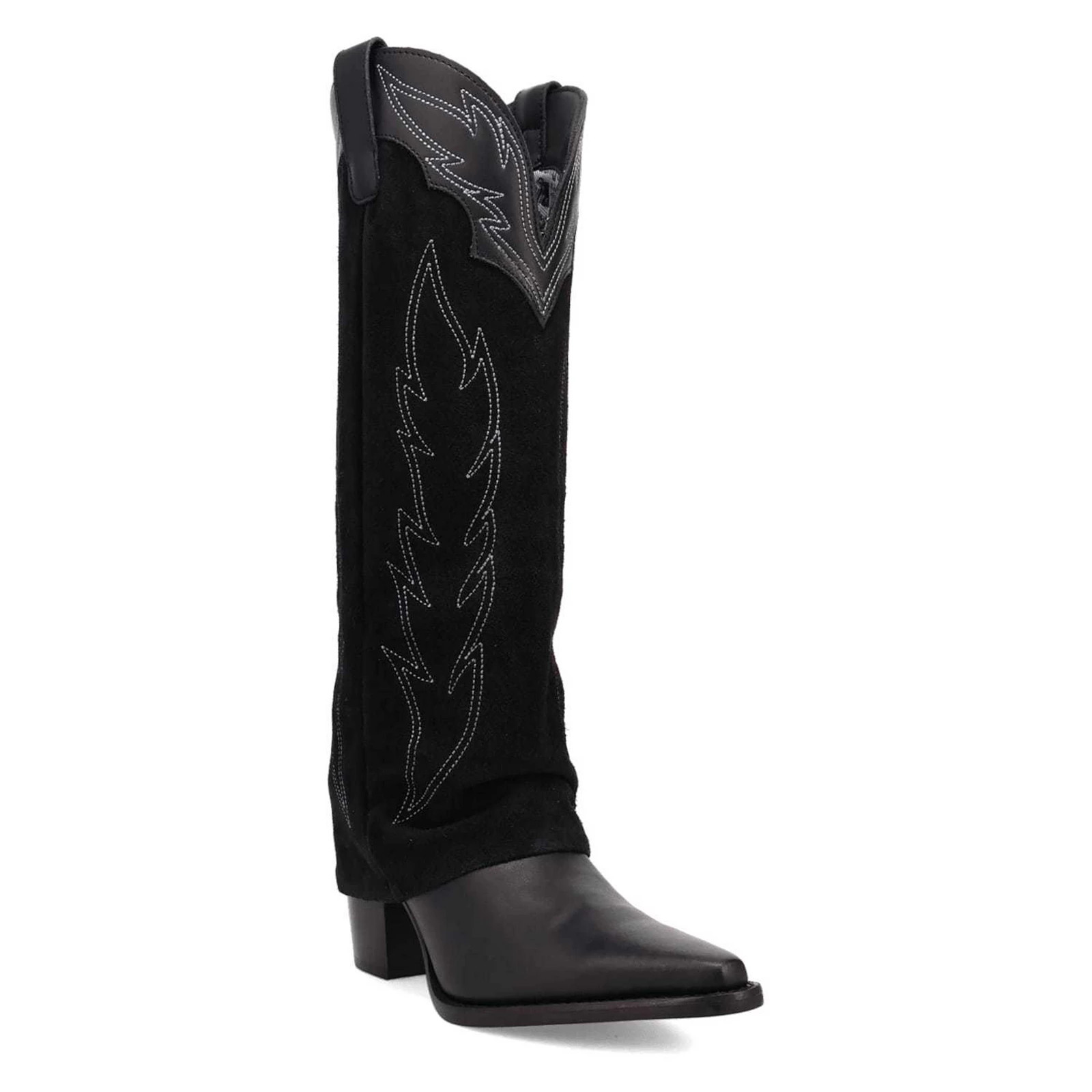 Dingo Wild Horses Women's Leather Boots, Size: 9.5, Black | Kohl's