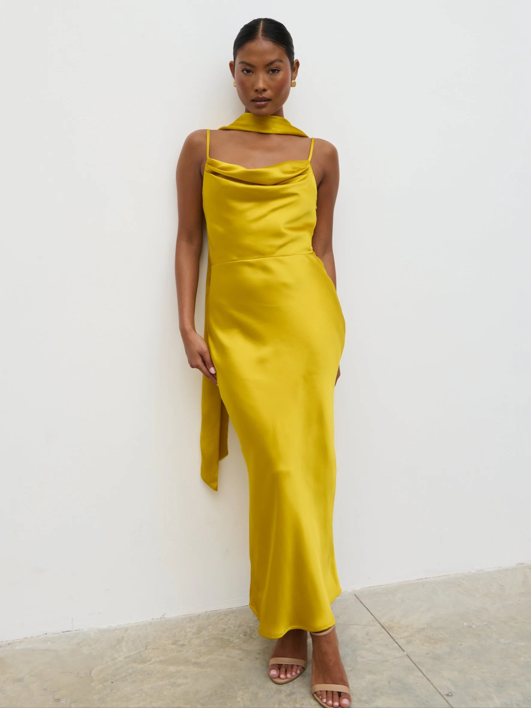 Keisha Scarf Midaxi Dress | Pretty Lavish (UK)