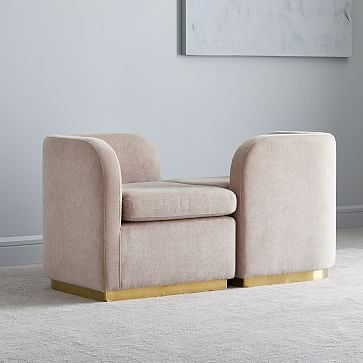 Roar & Rabbit™ Tete-a-Tete Chair | West Elm (US)
