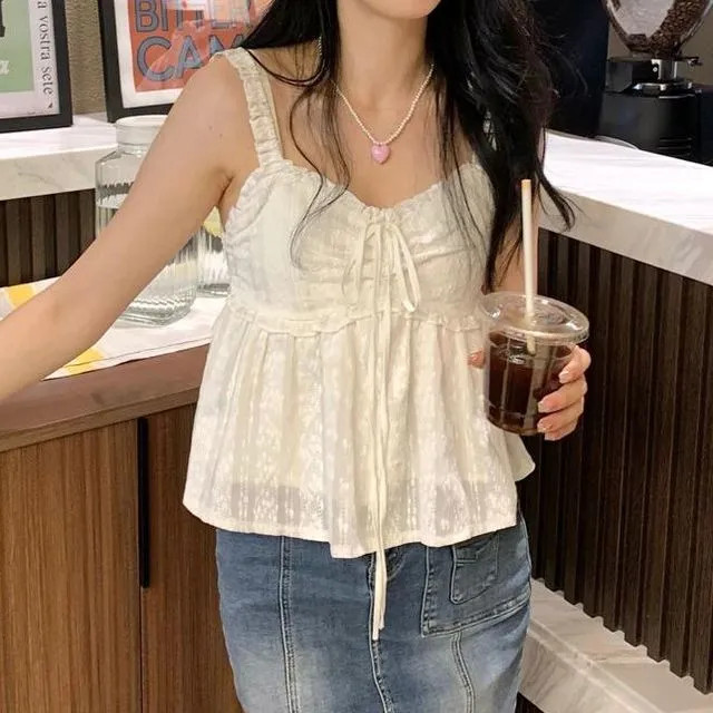 Hippona - V-Neck Plain Babydoll Top | YesStyle Global