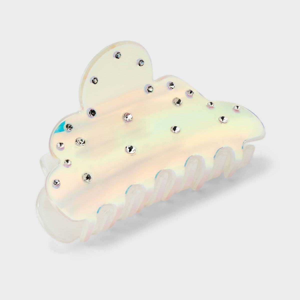 Rhinestone Cloud Claw Hair Clip - A New Day™ Iridescent | Target