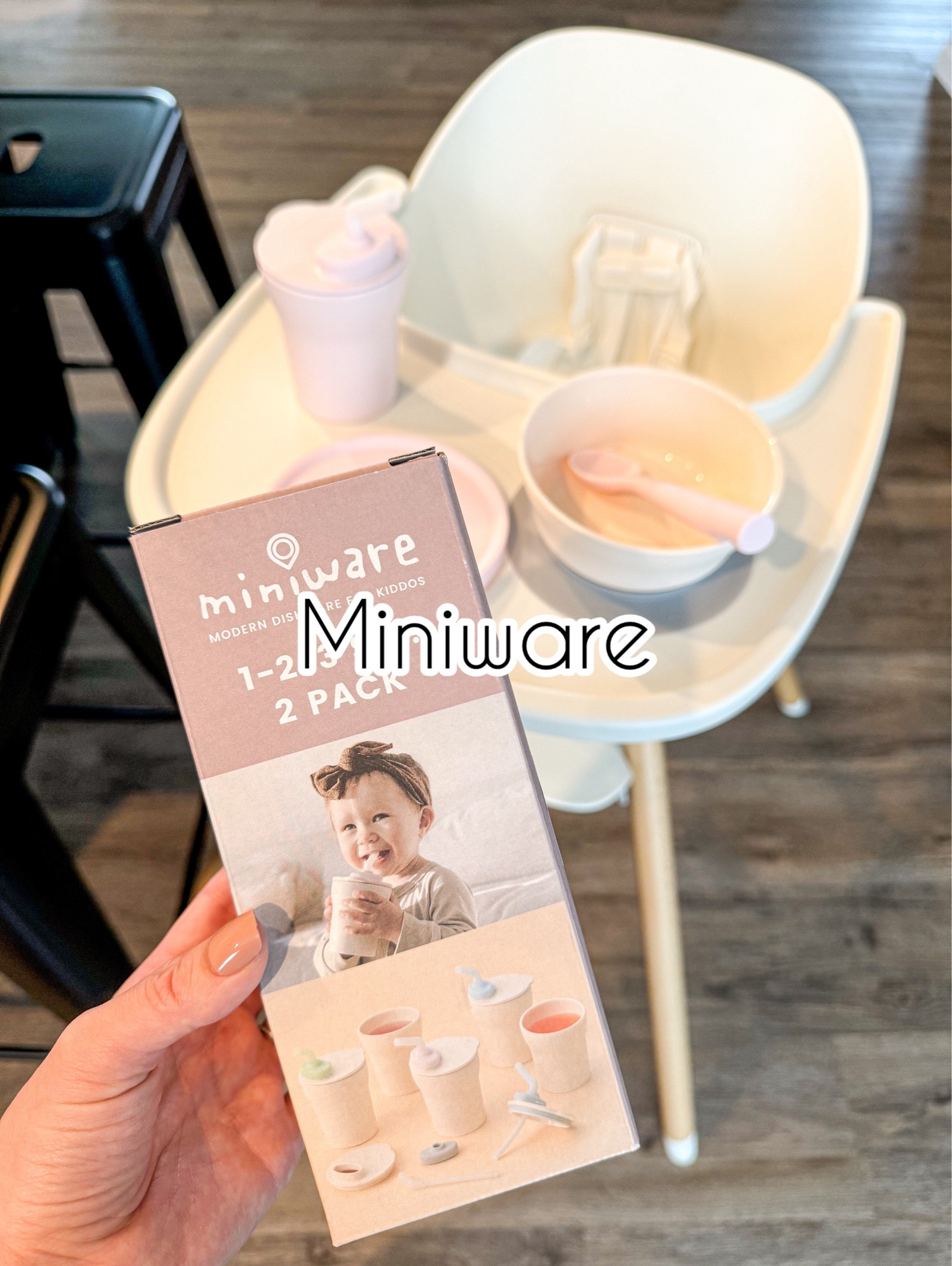 The perfect cups and dishware set from @Miniwareusa ! AD. Ella learned how to drink from a straw and ever since has loved straw cups! These ones are great as they can grow with Ella by changing into a spout cup and then a regular cup!🩷
.
The dinnerware set has a suction (that works!!) so no more plate throwing! Miniware products are eco-friendly, and made out of ergonomic materials. These are product that will last! 
.
 #Miniwareusa #ecofriendly #kids #tableware #sustainability #organicbaby