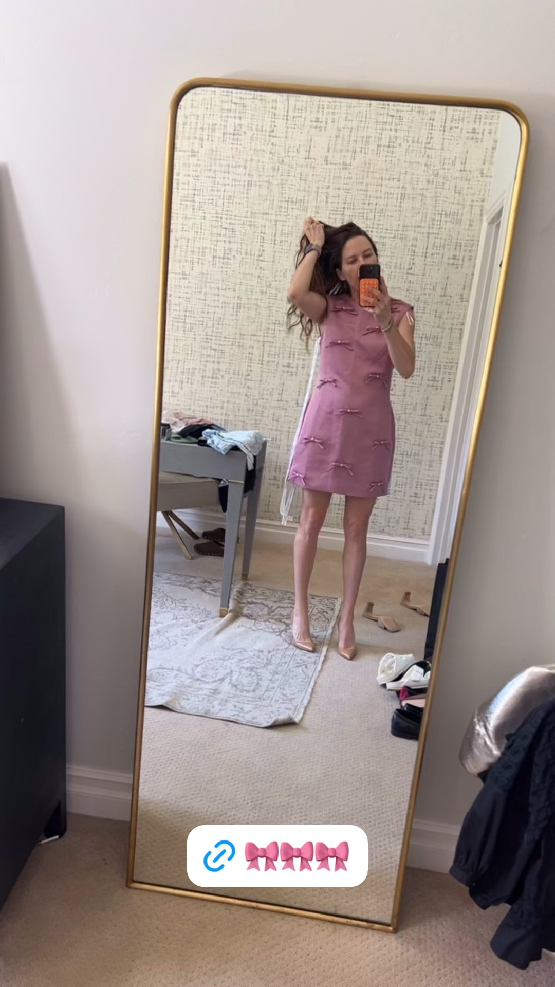 Carolyn Bessette style, Jackie O style, girlie style, quiet luxury, wedding guest dress, bridal shower, girlie dress, bow dress 

#LTKSpringSale #LTKOver40 #LTKdayinmylife