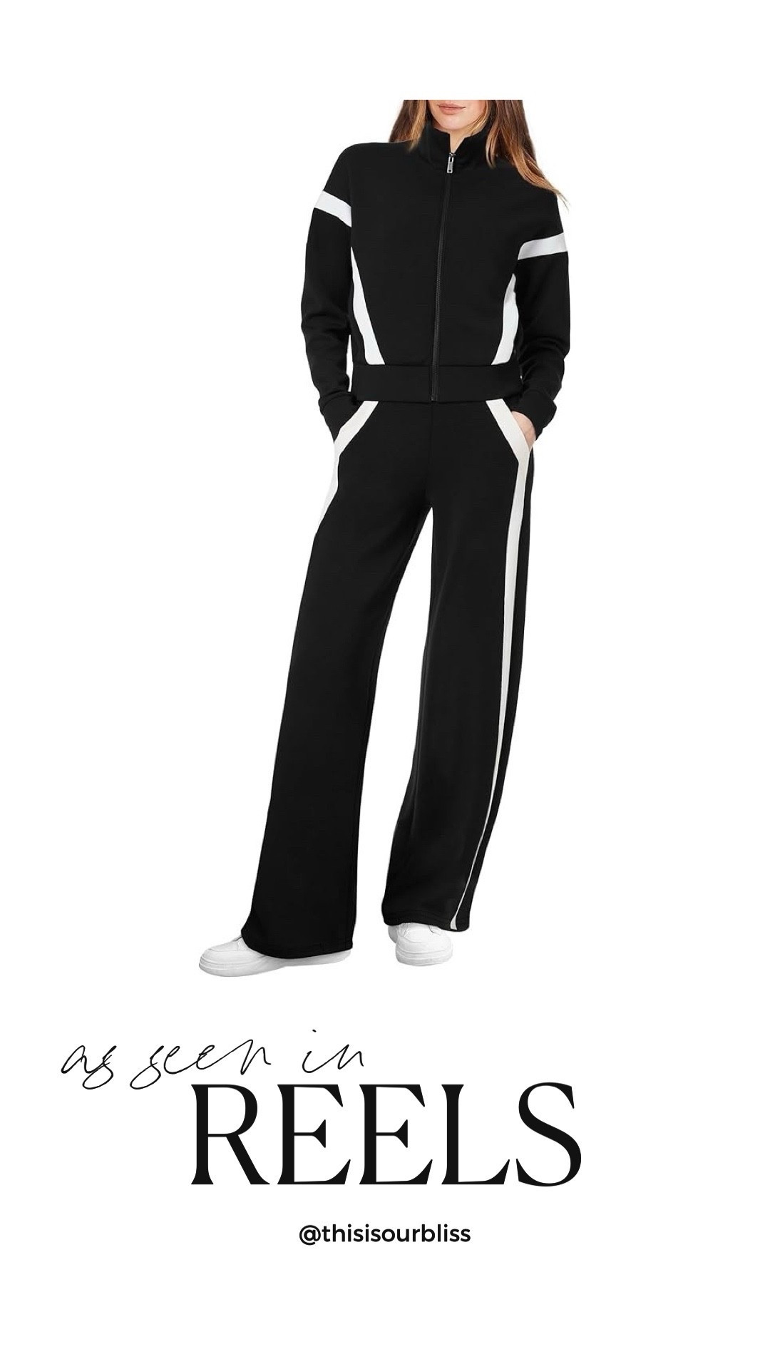 Darling track suit — i have a size small, but wish I would have sized up one to a medium for length on the pants! 🖤

Casual fall style, Amazon, Amazon fashion, travel outfit 

#LTKFindsUnder50 #LTKOver40 #LTKSaleAlert