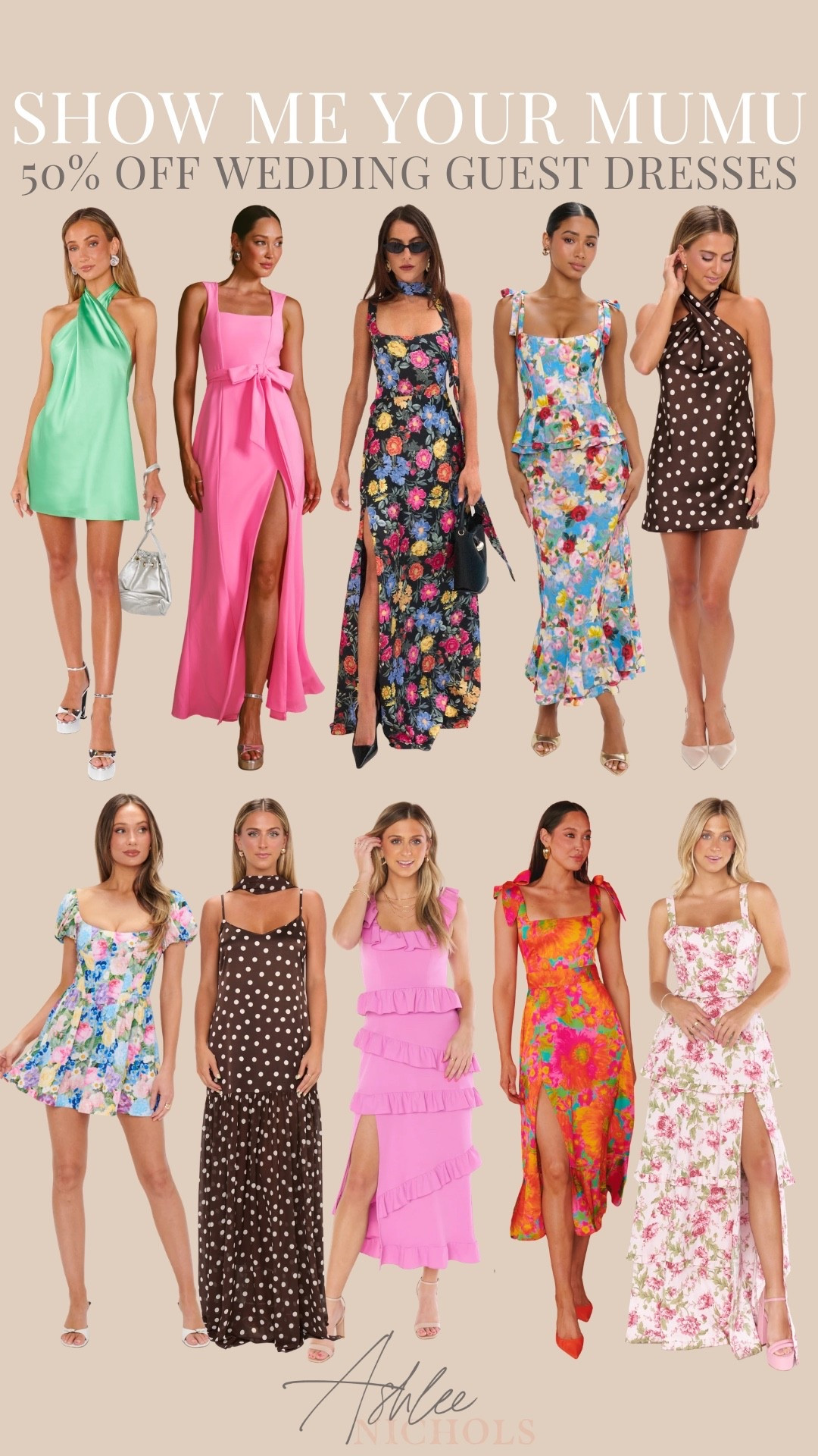 50% off Show Me Your Mumu wedding guest dresses with code: RSVP

Spring wedding, floral dress, wedding guest, mini dress

#LTKWedding #LTKSaleAlert #LTKSeasonal