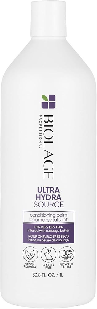 Biolage Ultra Hydra Source Conditioning Balm | Deep Hydrating Conditioner | Renews Hair’s Moist... | Amazon (US)
