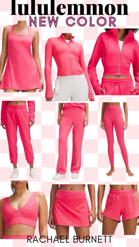 New lululemmon active wear 
Pink active wear 
Pink workout outfits 
Cute workout outfits 

#LTKSeasonal #LTKstyletip #LTKfitness