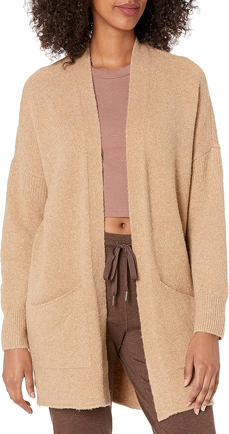 Amazon Brand - Daily Ritual Women's Cozy Boucle Coatigan Sweater | Amazon (US)