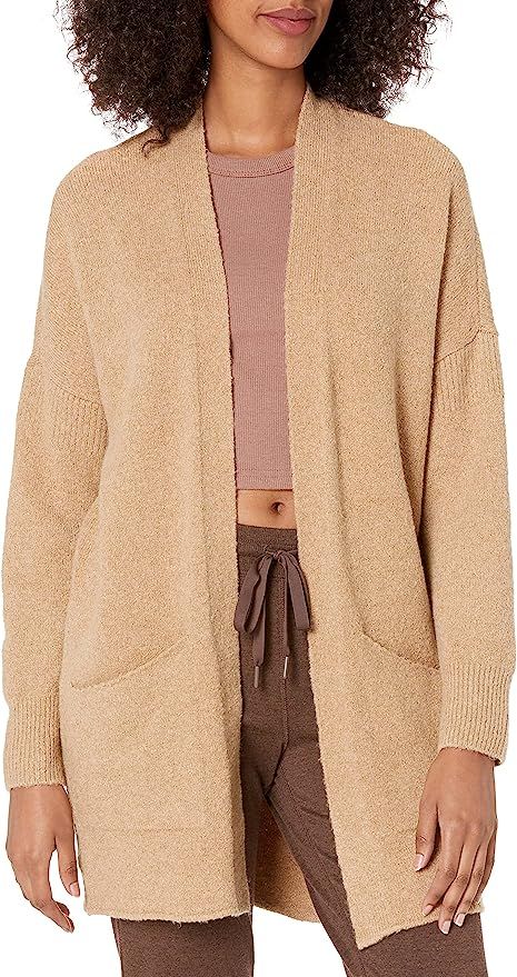 Amazon Brand - Daily Ritual Women's Cozy Boucle Coatigan Sweater | Amazon (US)