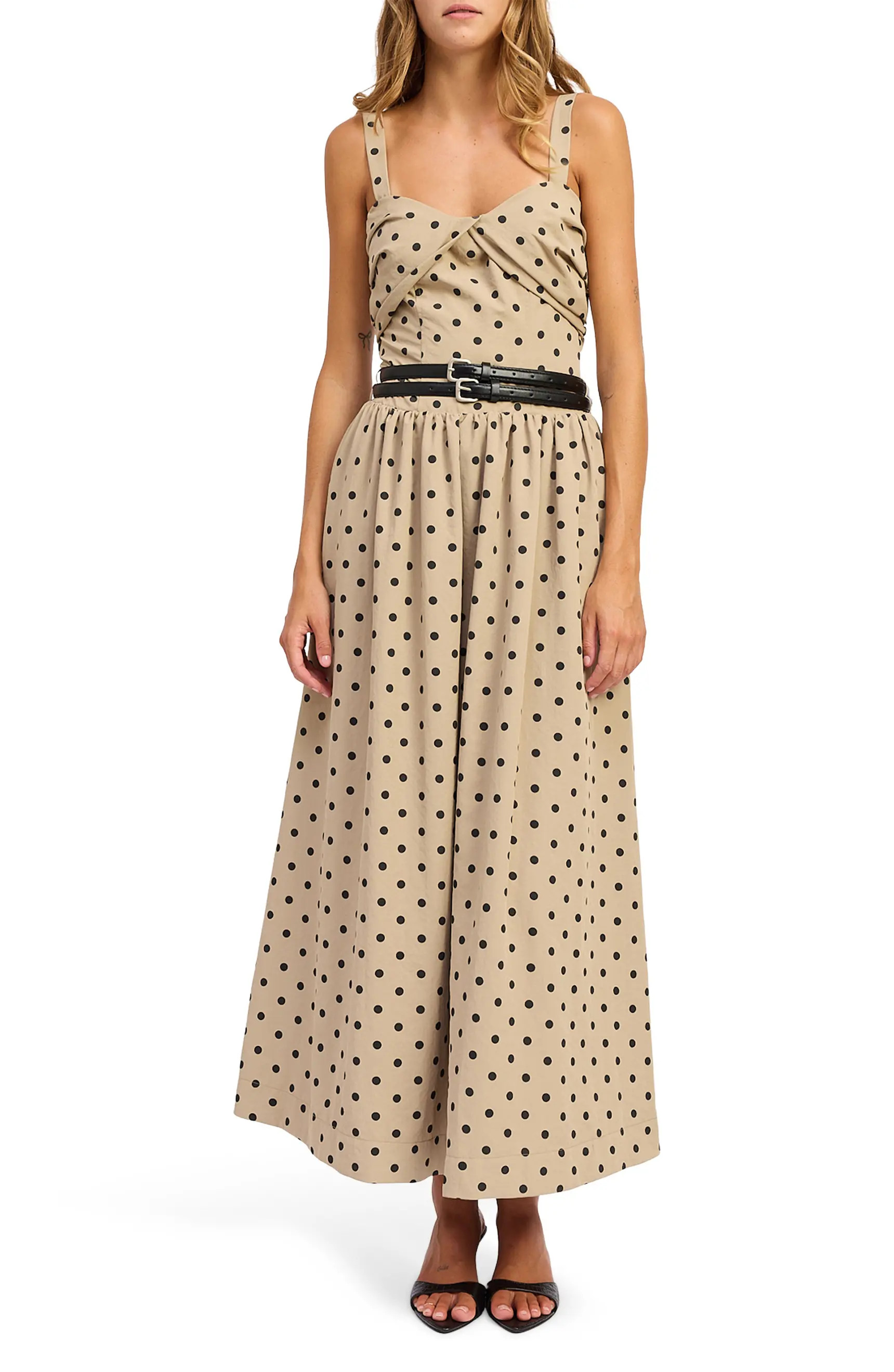 Hatley Polka Dot Belted Maxi Dress | Nordstrom