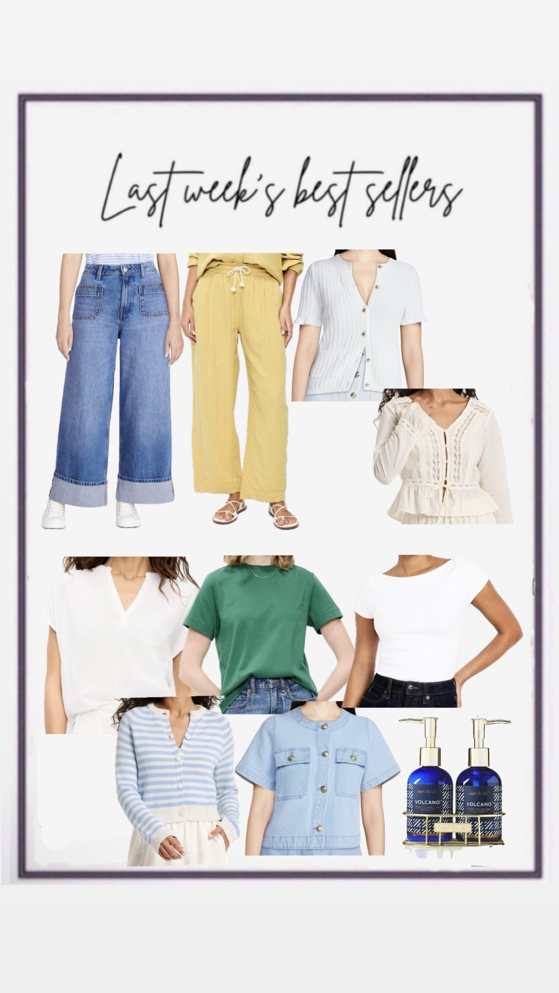 Last week’s best sellers


#LTKOver40 #LTKSaleAlert #LTKSeasonal