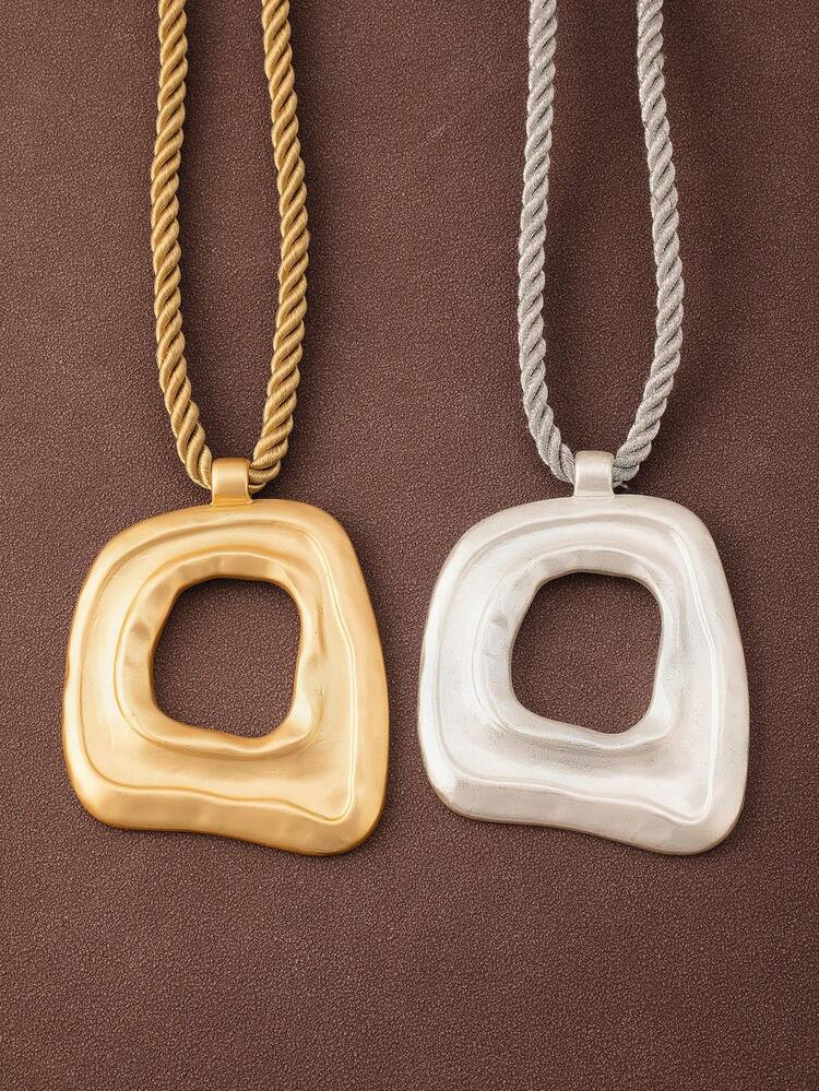 Chunky Pendant Necklace  | SHEIN