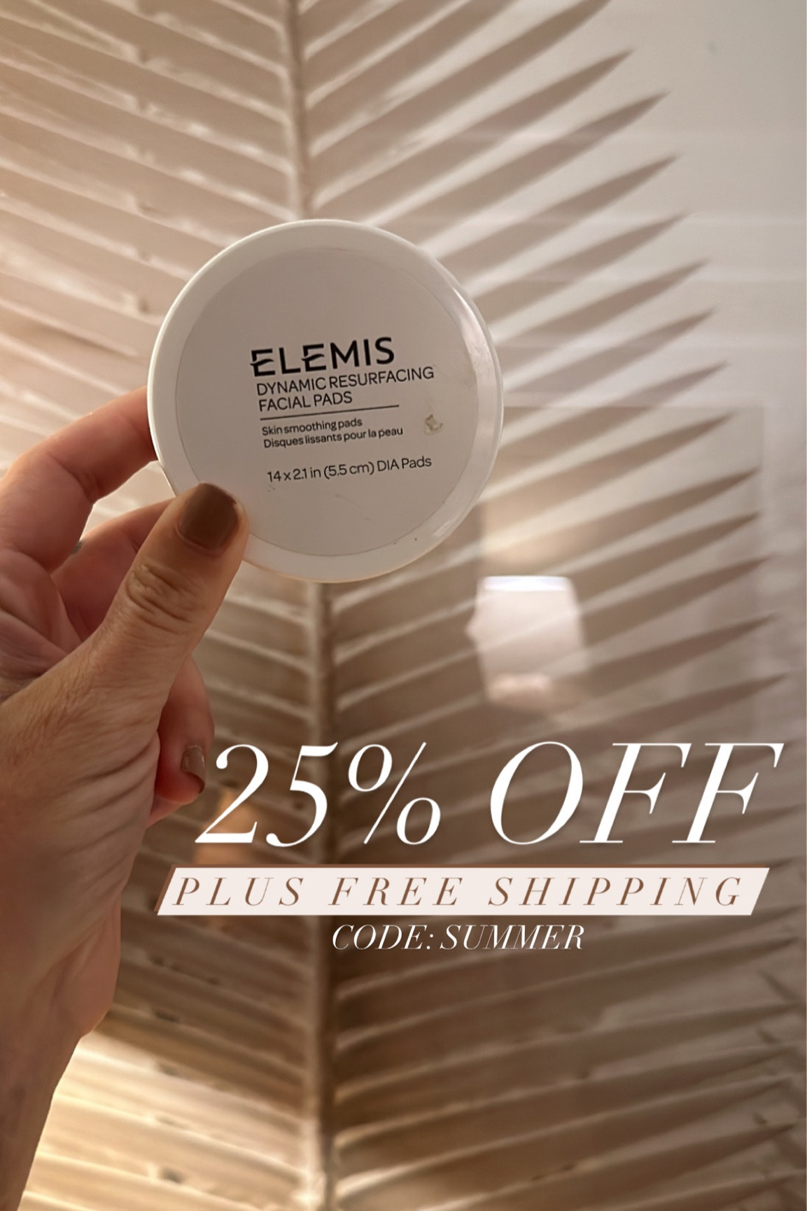 Exfoliating facial pads 
25% off today 
Skincare 

@elemis #elemispartner #ad
#liketkit #LTKbeauty #LTKunder50 #LTKsalealert