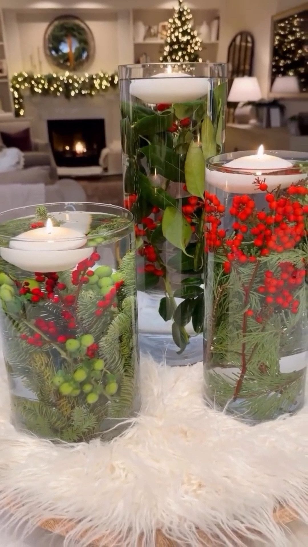
Christmas Floating Candle Centerpiece ✨🎄Proof that simple always wins. Fresh or faux greens and berries come to life in the water, and floating candles add that soft, holiday glow — luxe-for-less, easy to recreate, and perfect for any Christmas table.

Christmas Decor
Holiday Party


#LTKSeasonal #LTKHoliday #LTKHome