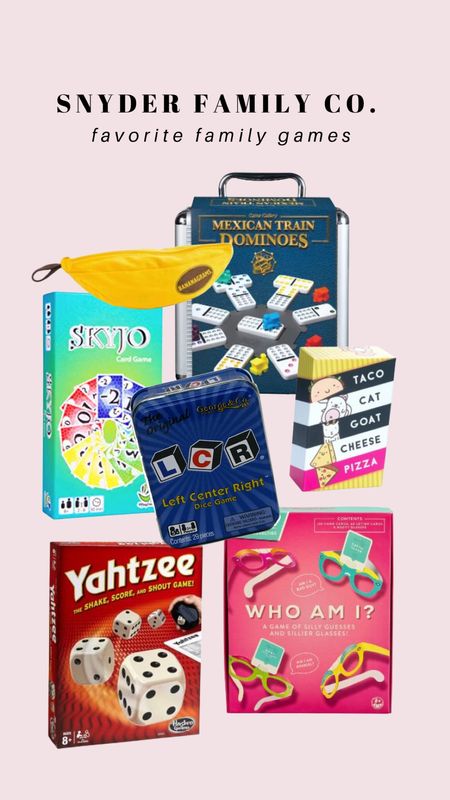 Current favorite family games for game night 🎲✨

#LTKkids #LTKGiftGuide #LTKfamily