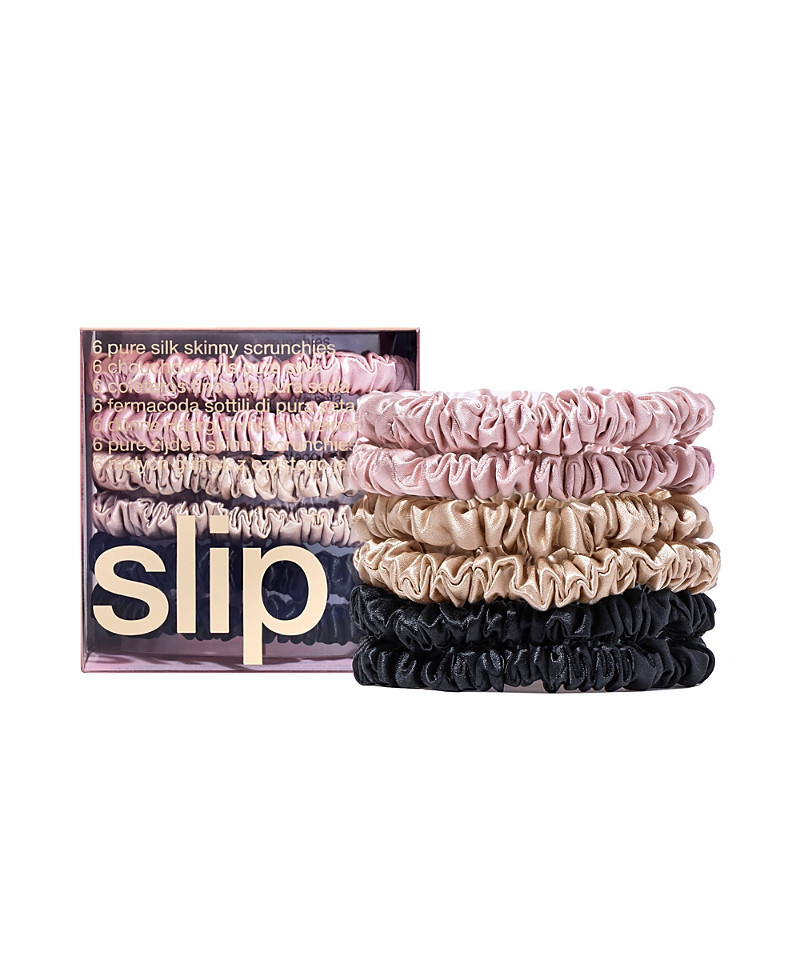 slip Pure Silk Skinny Scrunchies, Set of 6 | Bloomingdale's (US)