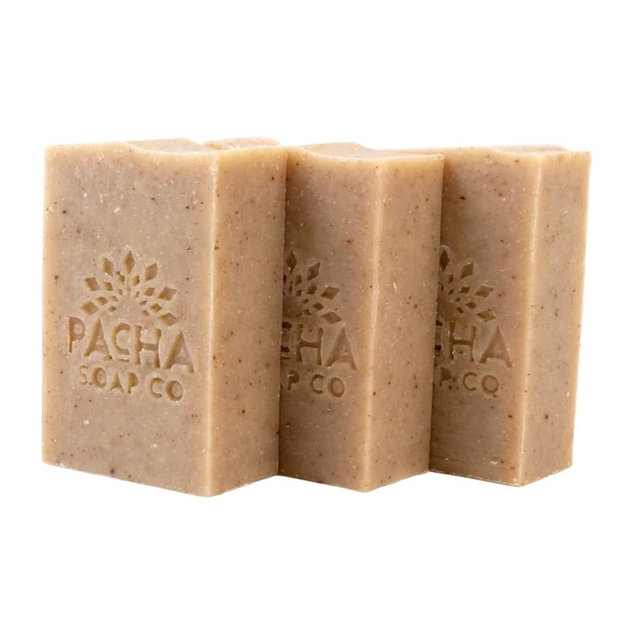 Pacha Soap Co. Bar Soap, Dirty Hippie, 3-Pack (4 oz ea) - Scents of Patchouli, Nutmeg, & Clove - ... | Amazon (US)