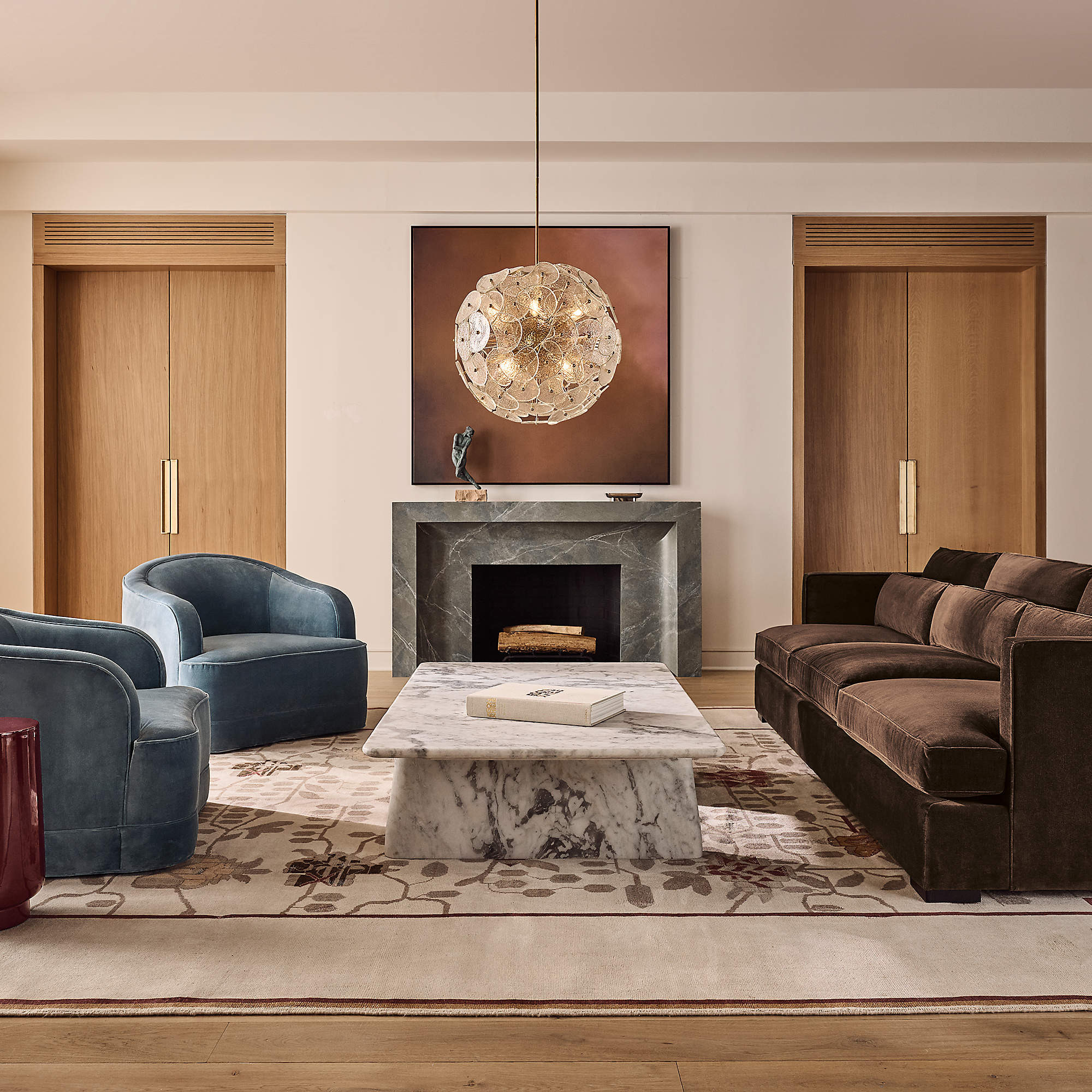 Fiora Hand-Knotted Warm White New Zealand Wool Area Rug 8'x10' + Reviews | CB2 | CB2