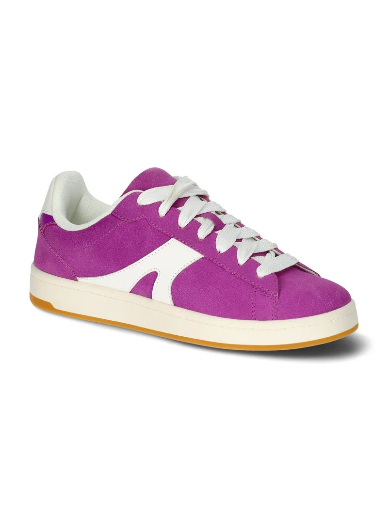 No Boundaries Women's Chunky Lace-Up Skate Sneakers | Walmart (US)