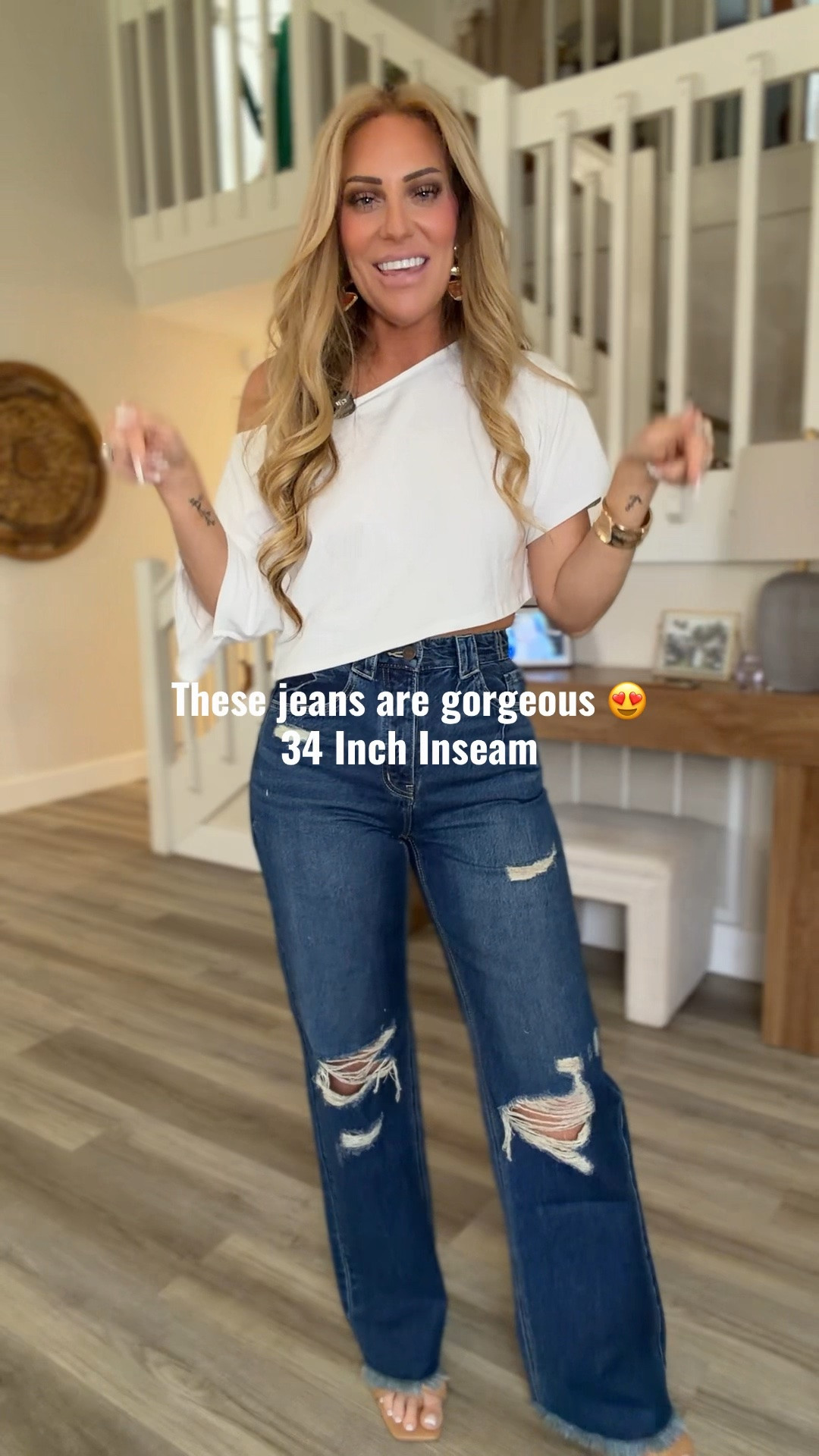 These jeans 👌🏼 

5’7
136
36C
Top:S
Jeans:26

#LTKOver40 #LTKMidsize #LTKTall