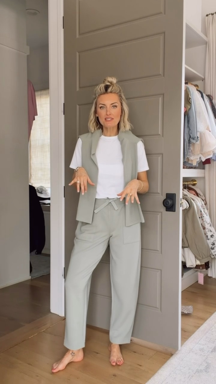 These barrel pants from Spanx are lightweight & perfect for spring and summer styling! This color is perfect for spring! Wearing S. Use my code BRITTANYXSPANX for 15% off your first Spanx order + free shipping! @Spanx #SpanxPartner

Loverly Grey, Spanx, loungewear, spring travel outfit ideas, matching set, spring fashion, athleisure 

#LTKspring #LTKootd #LTKTravel