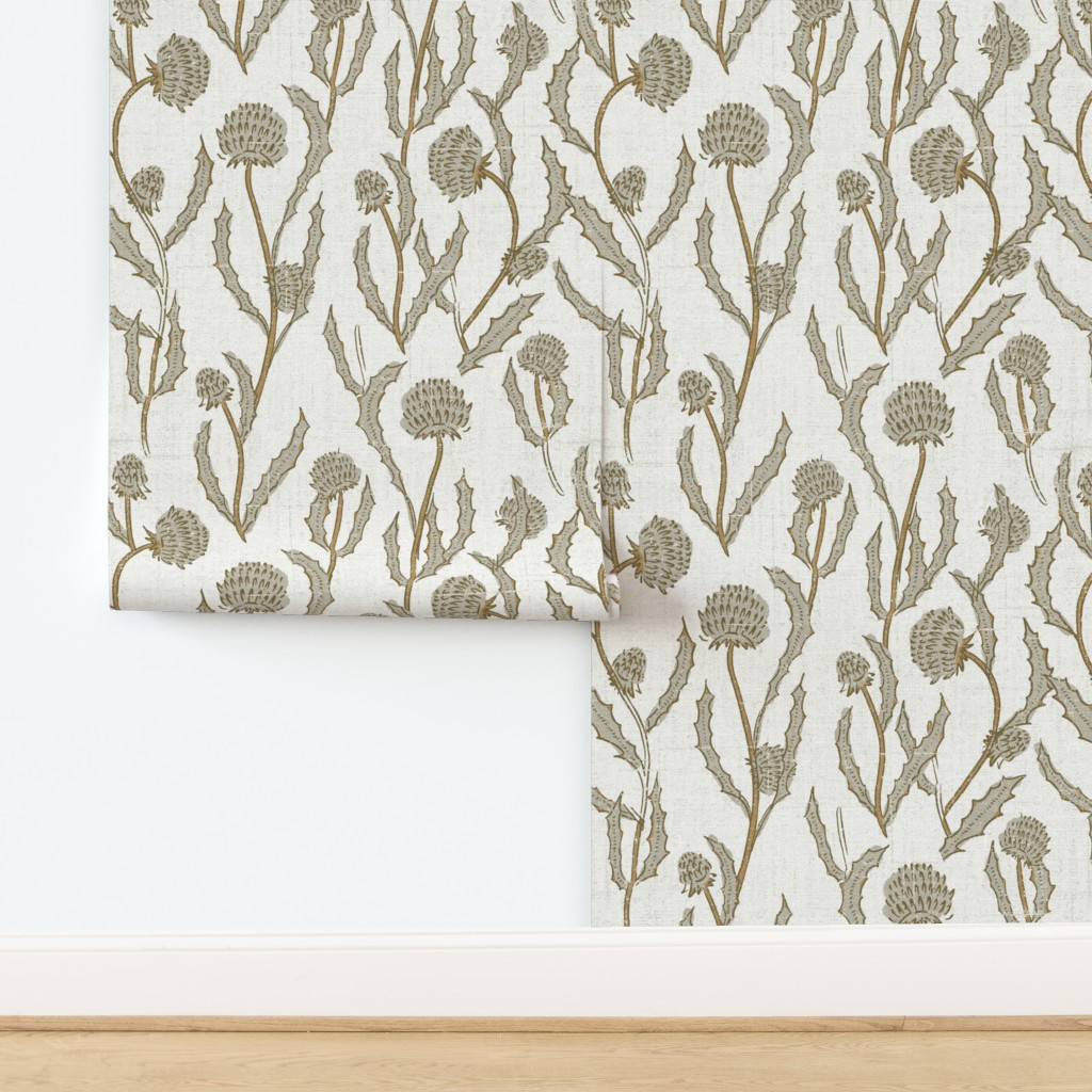 THISTLE Wallpaper | Spoonflower | Spoonflower