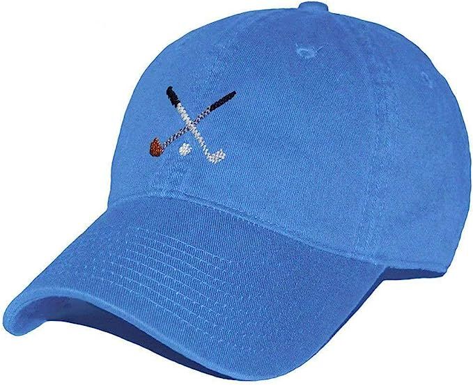 Crossed Golf Clubs Needlepoint Hat in Royal Blue by Smathers & Branson at Amazon Men’s Clothing... | Amazon (US)