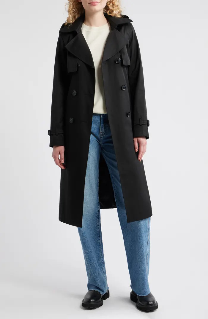 Sam Edelman Double Breasted Belted Trench Coat | Nordstrom | Nordstrom