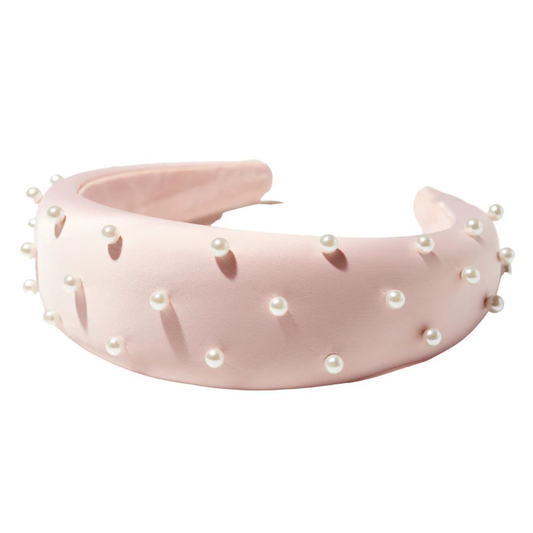 Rosé Collection Padded Pearl Headband | Bellefixe
