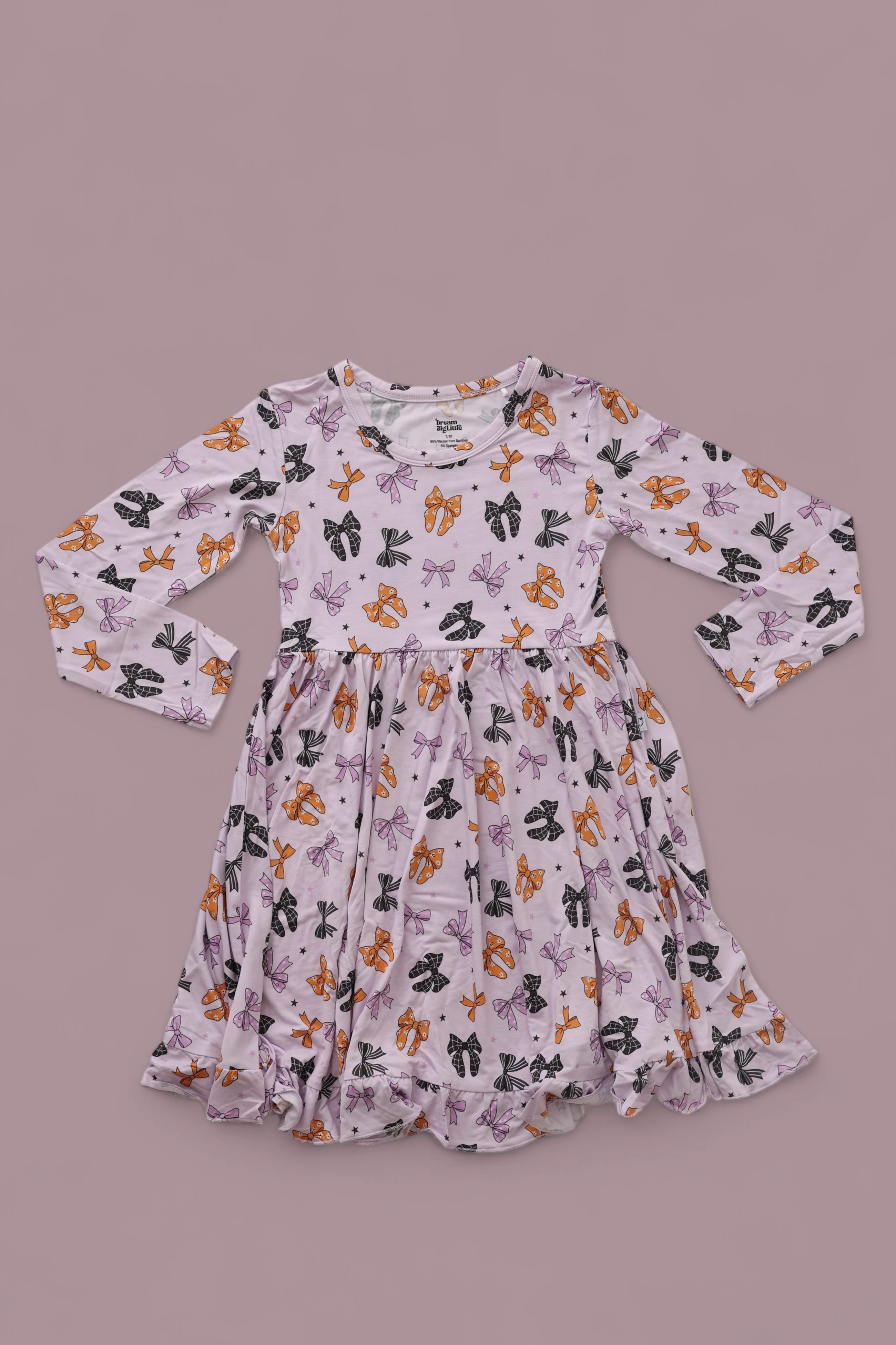 BOW SCARY DREAM RUFFLE DRESS | DREAM BIG LITTLE CO