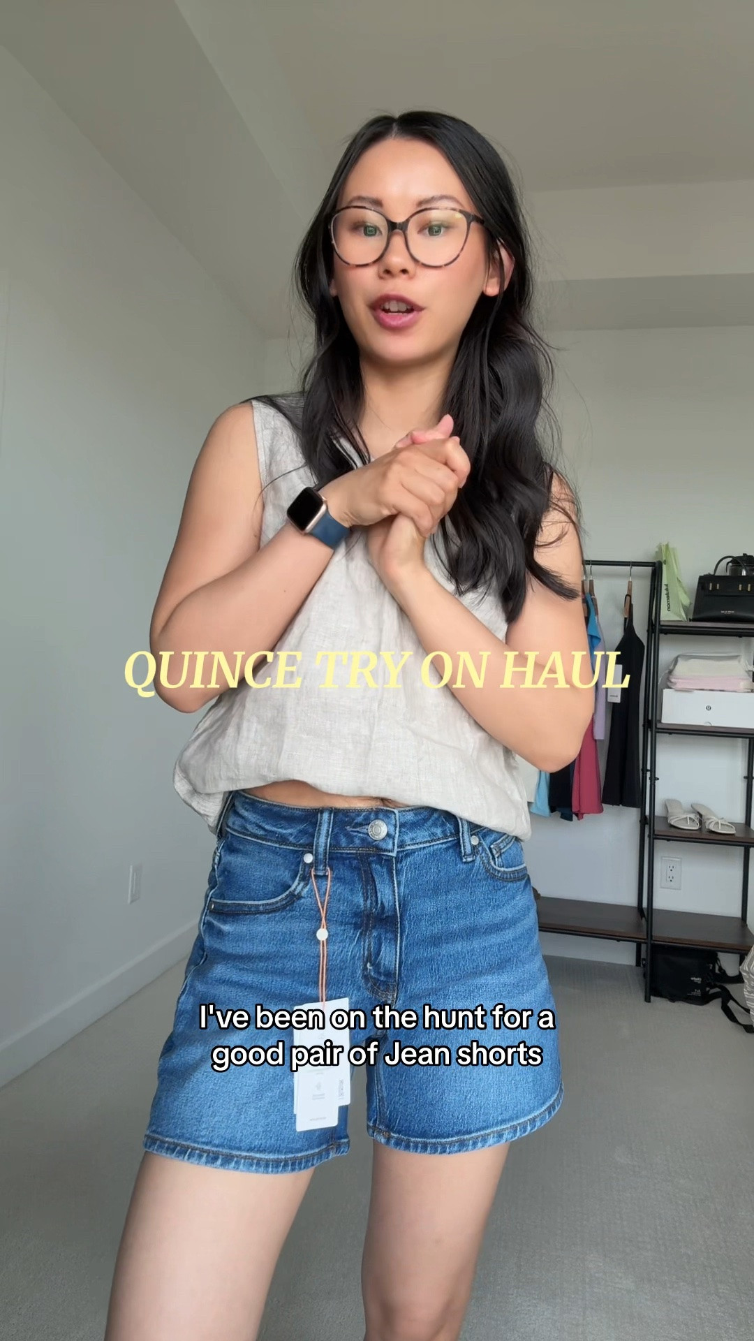 Love these denim shorts from @onequince they fit so well with no gaping at the waist. I got a size 25 which is the same size I wear in their Bella jeans. 

The linen top I didn't love the cut on me and since it doesn't flatter my body shape. But it felt great quality! Top size XS

#LTKcanada #LTKjeans #LTKsummer