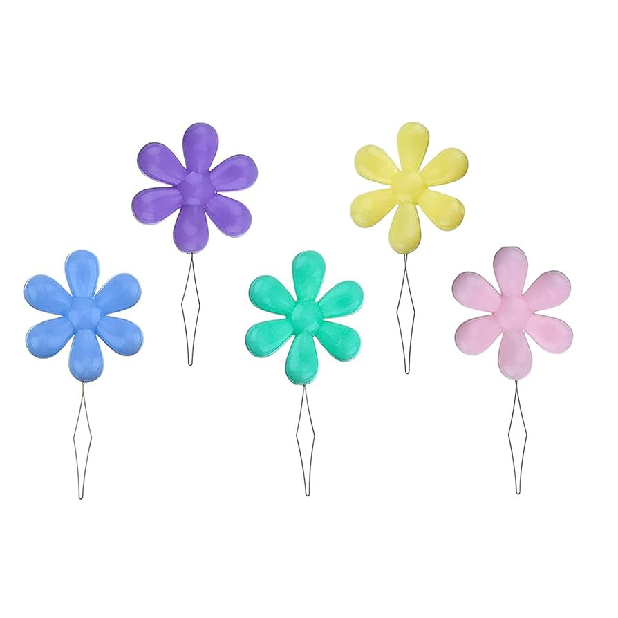 BEADNOVA Embroidery Needle Threader Tool 5pcs Plastic Flower Head Sewing Machine Needle Threader ... | Amazon (US)