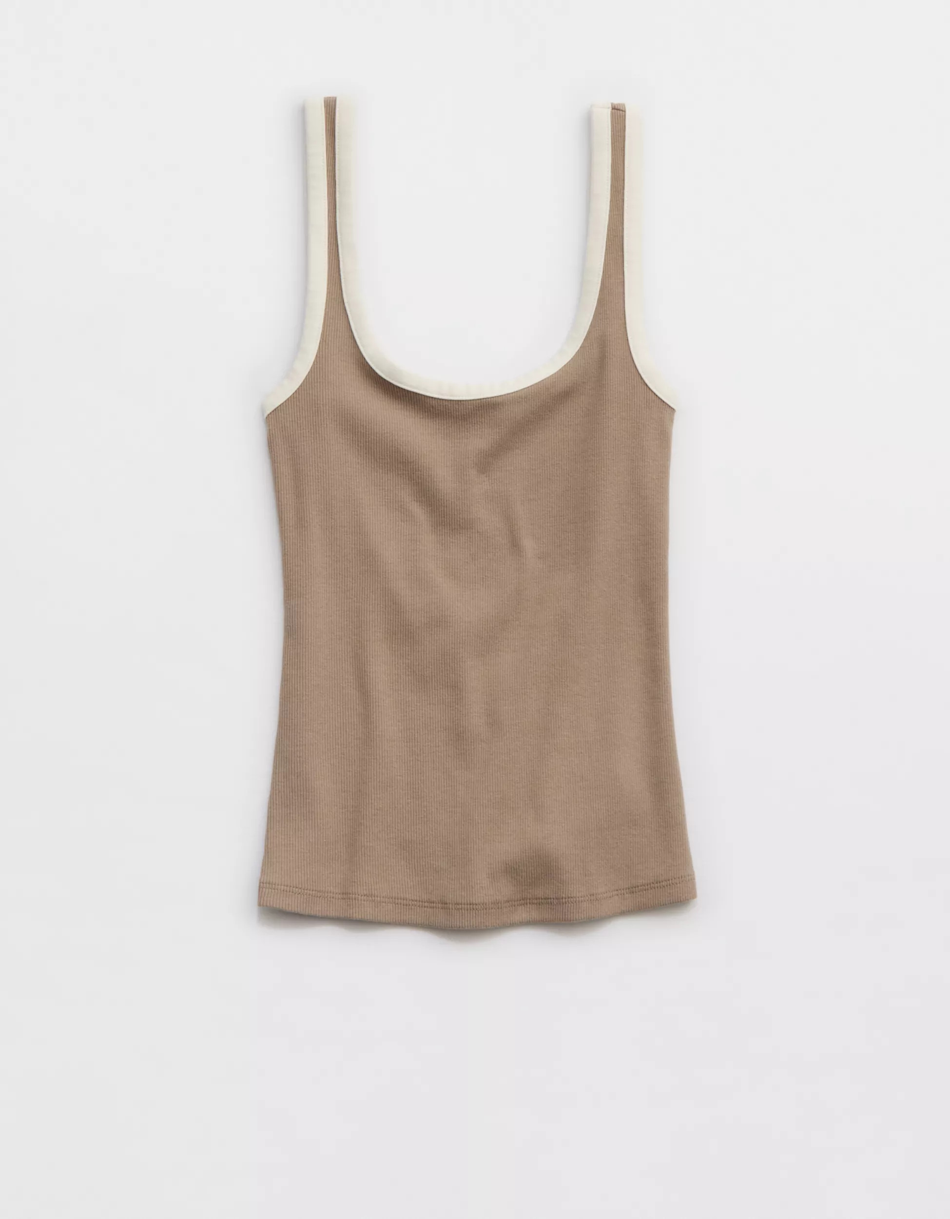 Aerie Double Scoop Neck Tank Top | Aerie